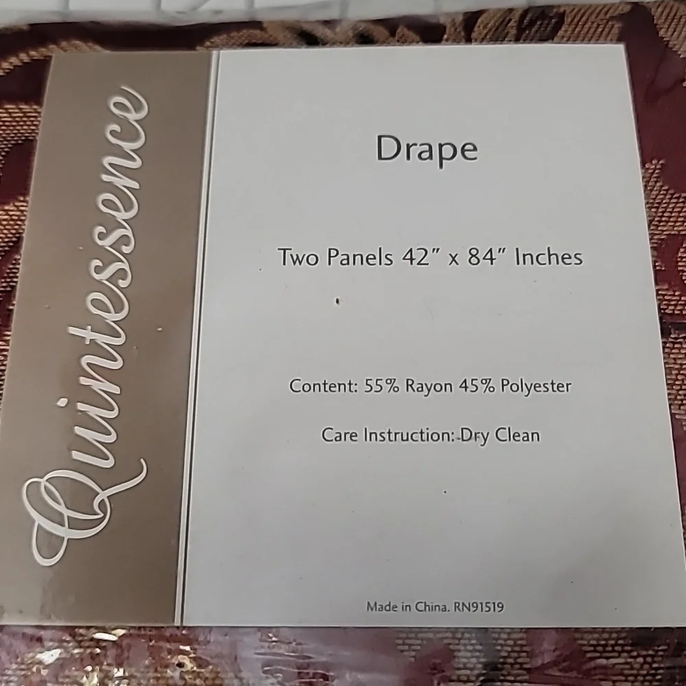 Quintessence Draperies 2 Panels‎ 42